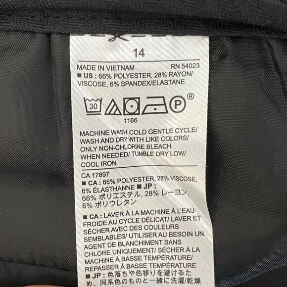 Banana Republic High Rise Pleated Front Tapered Ankle Pants Size 14 NWT - Picture 10 of 12